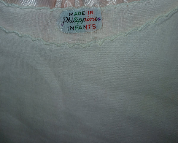 Vintage Unbranded Light Blue Shear Dress With A White Tanktop Underneath