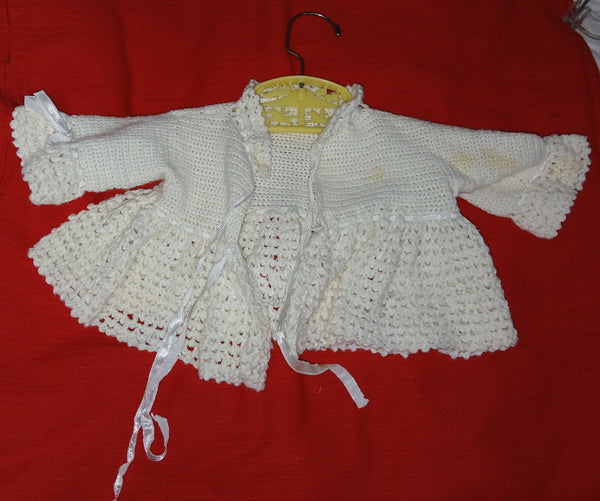 Vintage Baby White cardigan
