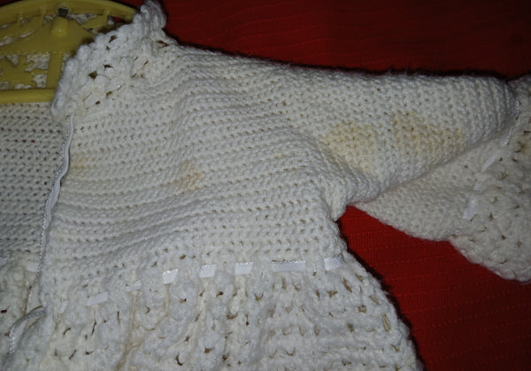 Vintage Baby White cardigan