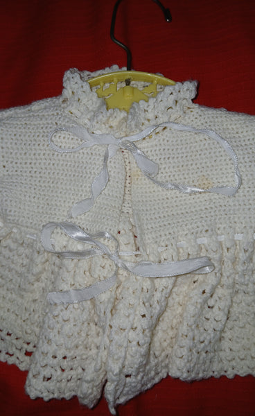 Vintage Baby White cardigan