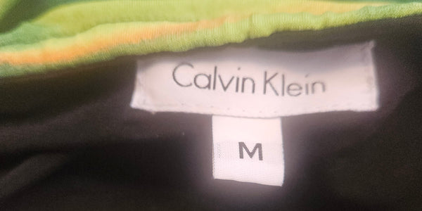 Medium CALVIN KLEIN Multi-color Tropical Halter Dress