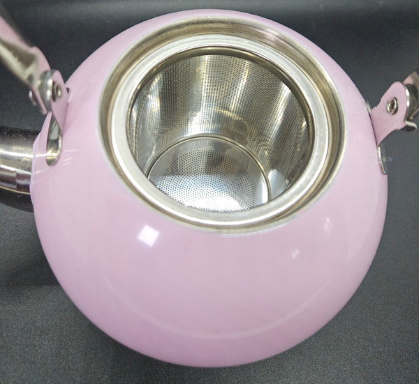 Pink 32 Ounce Teapot w/ Inside Strainer