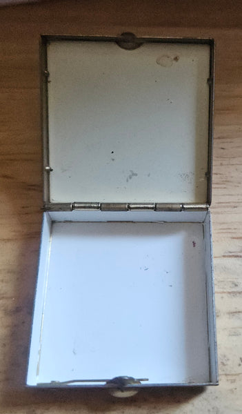 Vintage Gold Graphic Pill Box