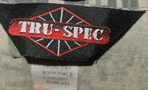 Small TRU-SPEC Green Camouflage Military Jacket