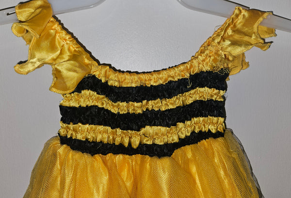 Girls 2T 2-Pc Bee Costume (Small Flaw)
