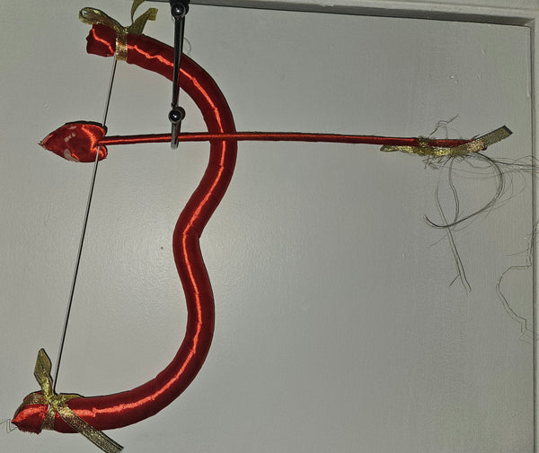 OS 3-Pc Red Cupid Costume Props