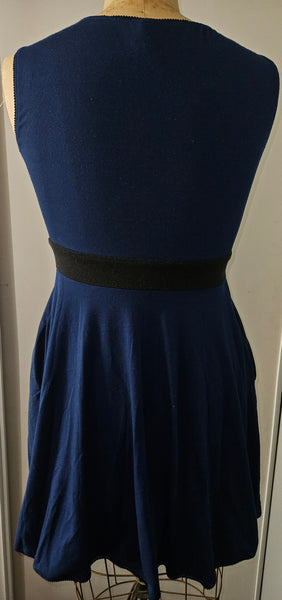 Doctor Who BBC Large Blue TARDIS Police Public Call Box Sleeveless Skater Dress