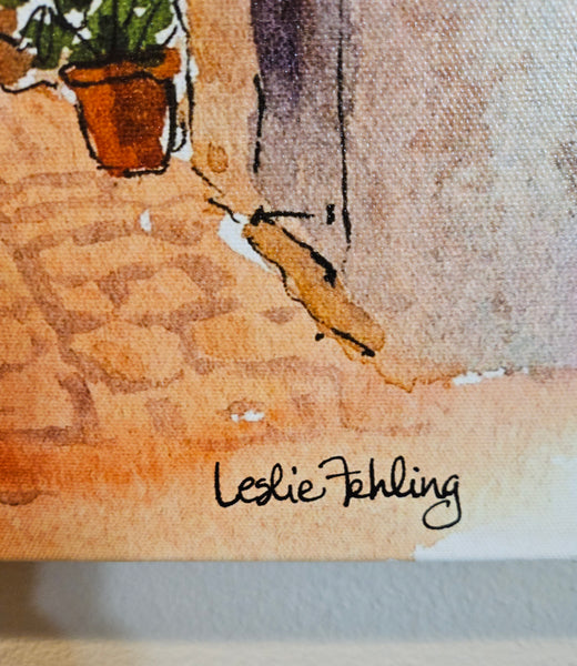 Laundry Day in dubrovnik by Leslie Fehling Fine Art Picture