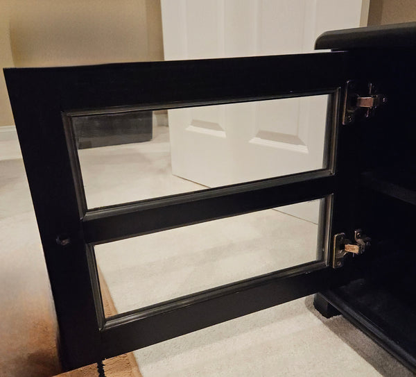Black Entertainment Center / TV Stand