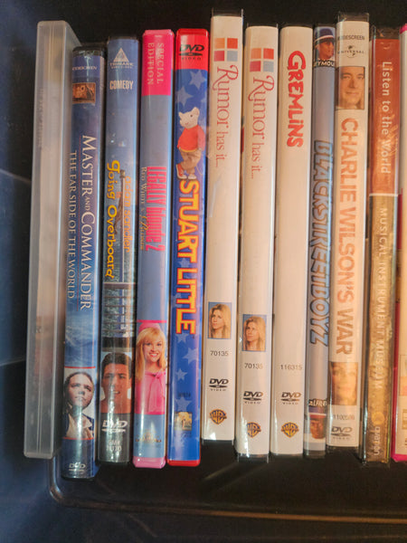 Lot of 30 Various DVD Movies, TV Series & Crafting