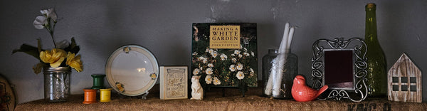 Shelf in a Box - 19 Piece White Floral Garden Theme