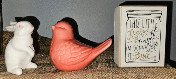 Shelf in a Box - 19 Piece White Floral Garden Theme