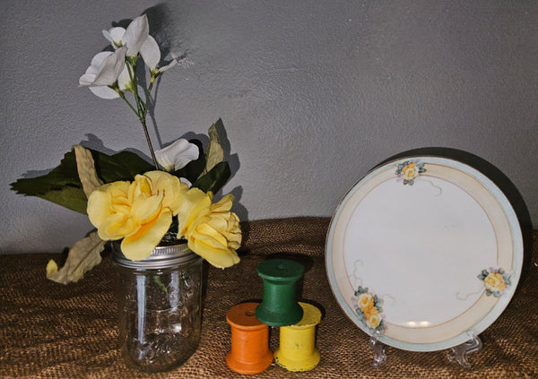 Shelf in a Box - 19 Piece White Floral Garden Theme