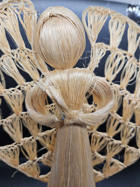 Corn Husk 13" Praying Angel