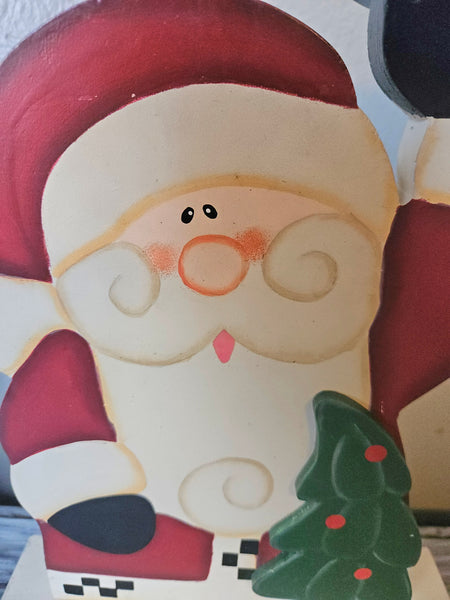 Wood Santa Display Holder (READ DETAILS)