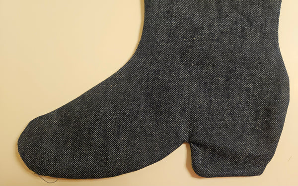 Denim Cowgirl Christmas Stocking