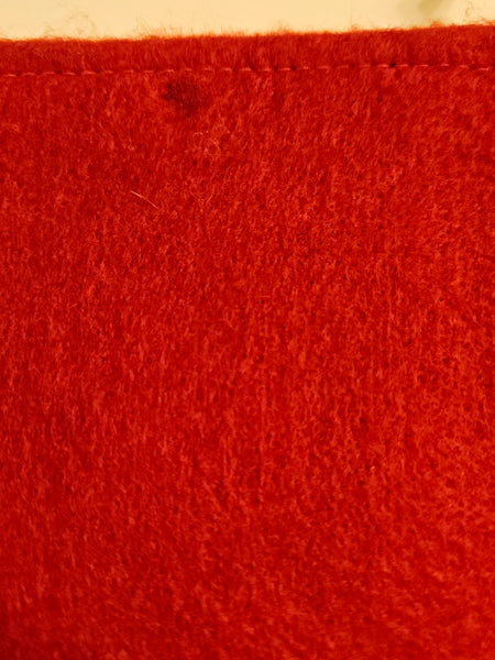 Let It Snow Wood Snowman & Snowflake Christmas Stocking