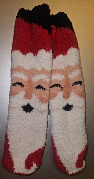 Women's Small 4-Pc Happy Holla Days Cool Santa Christmas Pajama Set