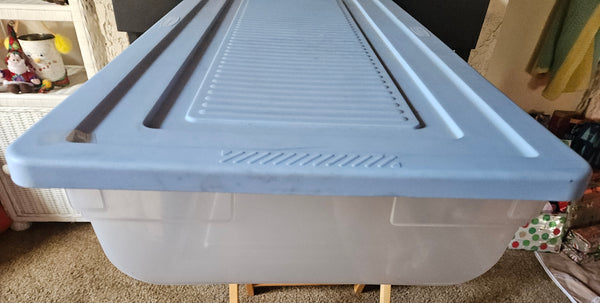 Rubbermaid Plastic Under the Bed / Wrapping Paper Organizer