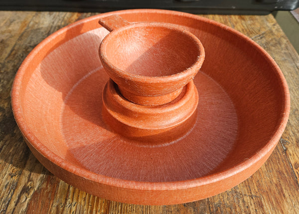 Plastic 2-Pc Chips, Salsa & Guacamole Bowl Set