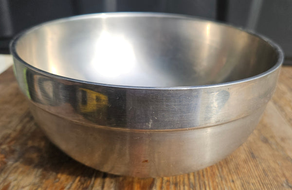 Set of 8 Stainless Steel 7" Bowls
