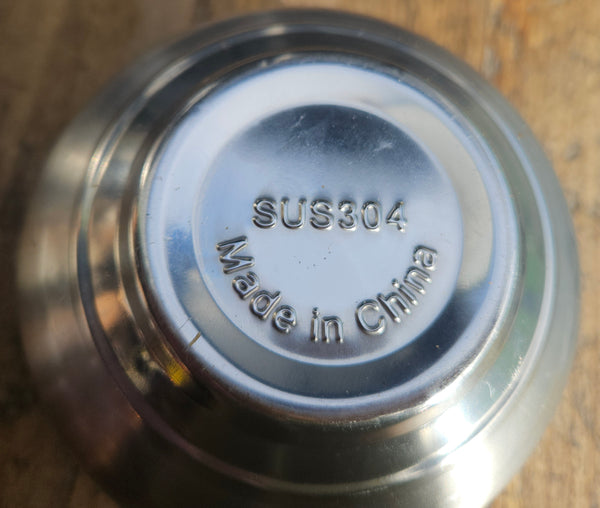 Set of 7 Stainless Steel 4.75" Bowls