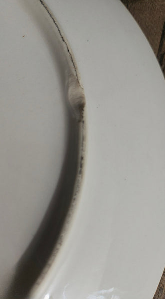 Lot of 12 Gray Swirl ITI Rotana 10 1/4" Stoneware Dinner Plates