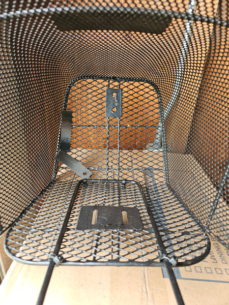 FOMAS Black Metal Bike Basket