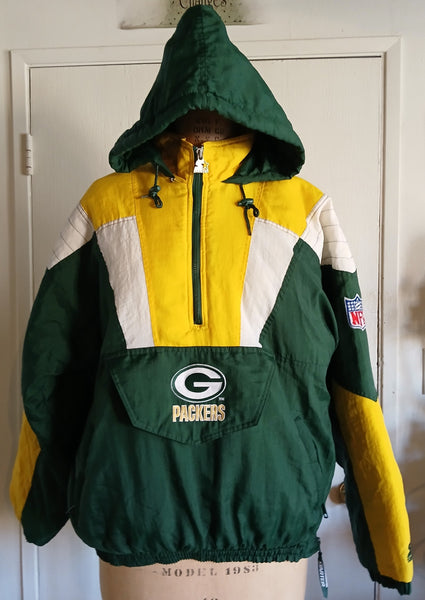 Vintage NFL Pro Line Authentic Starter Green Bay Packers Puffer Jacket Large