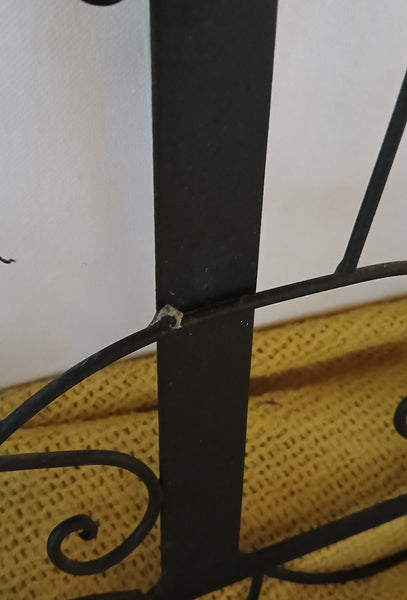 Extra large black metal Family sign wall art modern farmhouse home accent decor