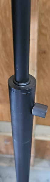 Unique Pipe Style Glass Bubble Shade Floor Lamp