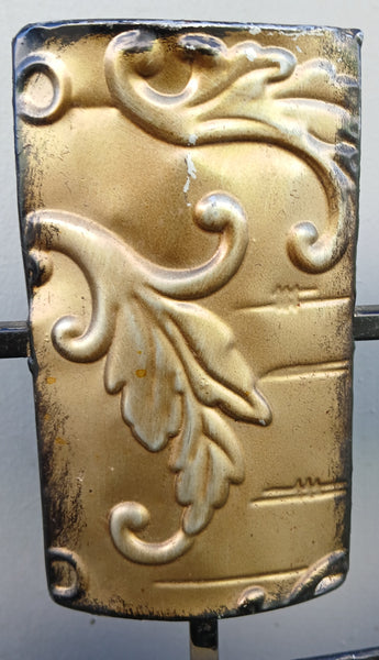 Bronze gold natural tone abstract metal table top decor display modern home accent