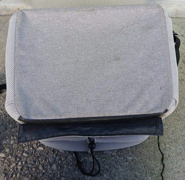 BARKBAY gray pet backpack carrier for small dogs cats travel hiking outdoor use