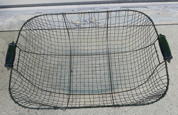 Extra large black metal basket with handles modern storage organizing home accent