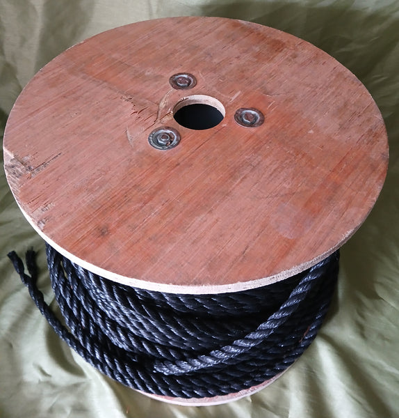 Spool of Thick Black Rope