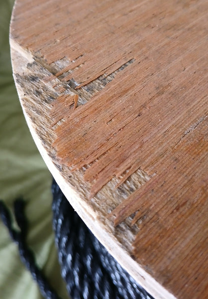 Spool of Thick Black Rope