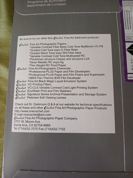 Lot of  4 Various Brand New CAHCHET Photography Paper Packs  (60 Sheets Total)