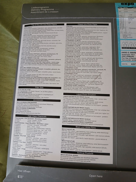 Lot of 3 MACO Photography Paper Packs (60 Sheets)