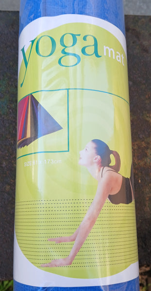 Brand New Blue Yoga Mat w/ Carrier