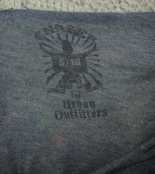 Small Women's URBAN OUTFITTERS Gray Van Halen Oversized T-Shirt