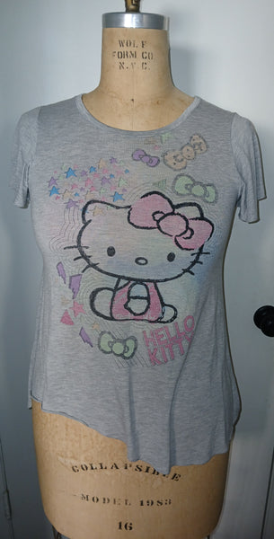 Size XL Grey Hello Kitty Pajama Shirt