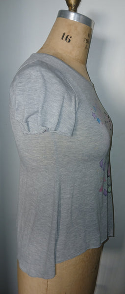 Size XL Grey Hello Kitty Pajama Shirt