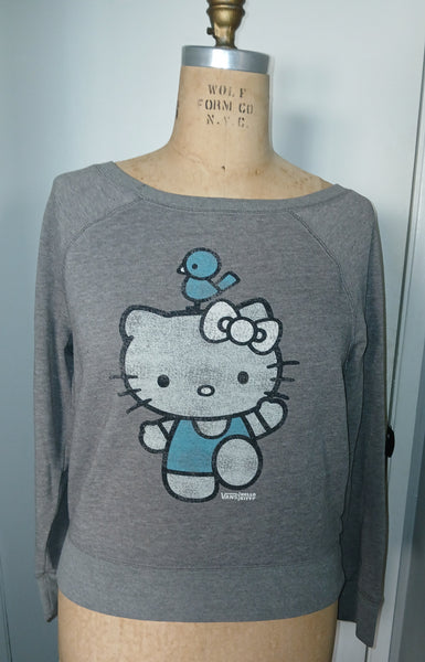 Large VANS Hello Kitty Gray Sweatshirt