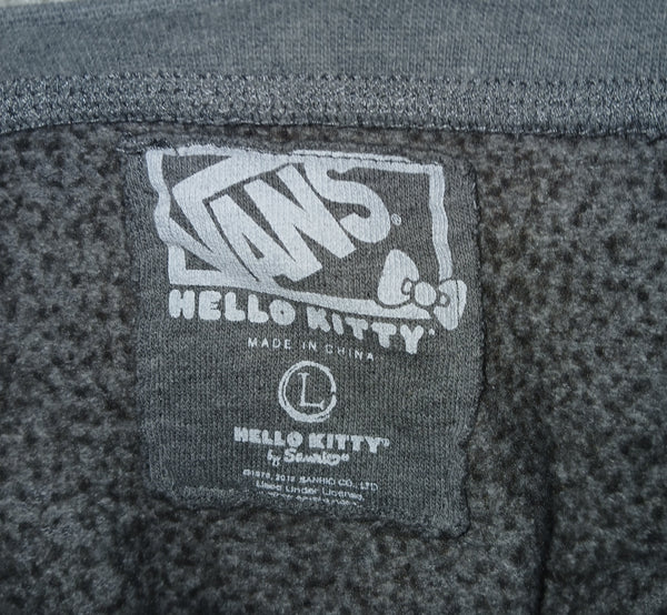 Large VANS Hello Kitty Gray Sweatshirt