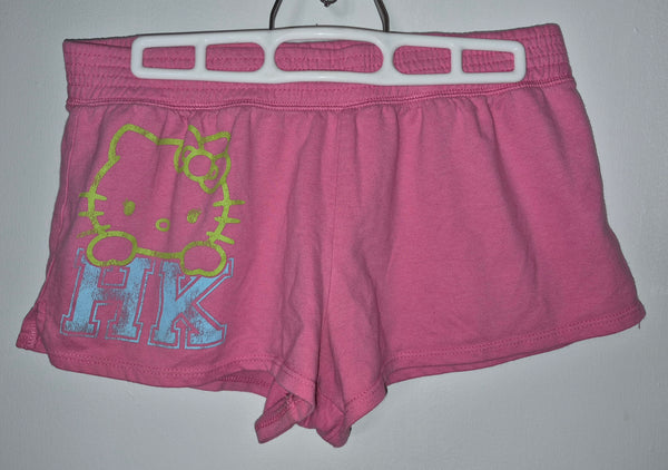 Girls Medium HELLO KITTY Pink Graphic Shorts