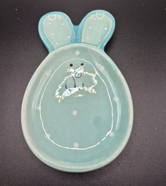 Easter Bunny 3-Pc Set - Spoon Rest w/ Matching Salt & Pepper Shakers