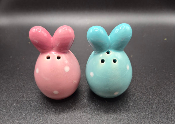 Easter Bunny 3-Pc Set - Spoon Rest w/ Matching Salt & Pepper Shakers
