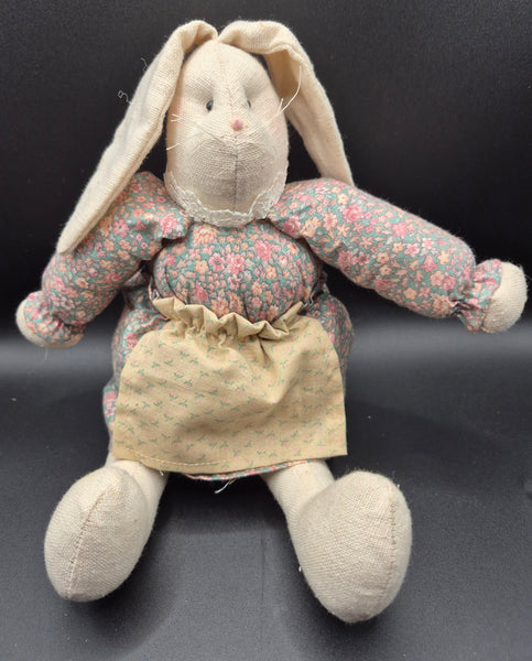 Vintage 1987 Bunny w/ Apron Plushie