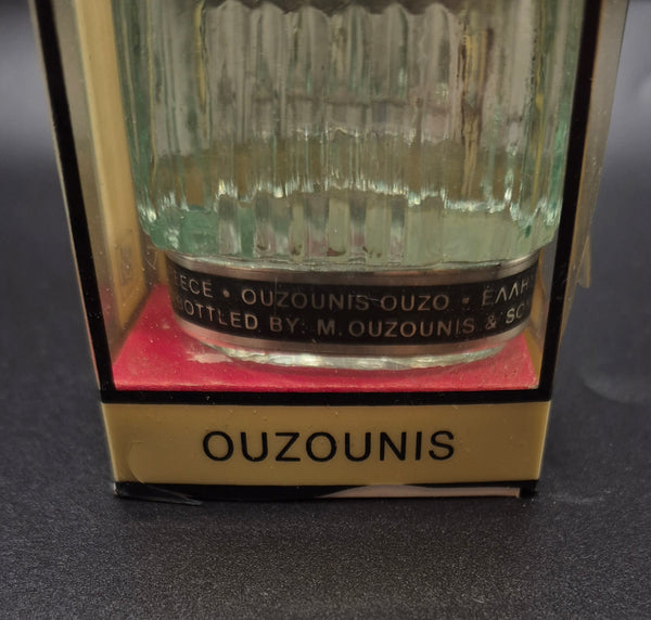 Vintage TSOLIAS OUZOUNIS OUZO Collectors Item Greek Male Bottle