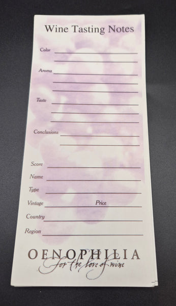 Oenophilia Wine Tasting Kit with Set of 6 Brand New Wine Glass Charms Party Set